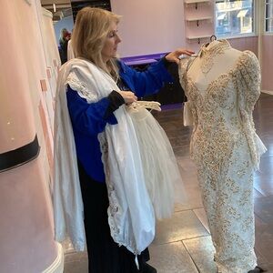 Vintage wedding dress